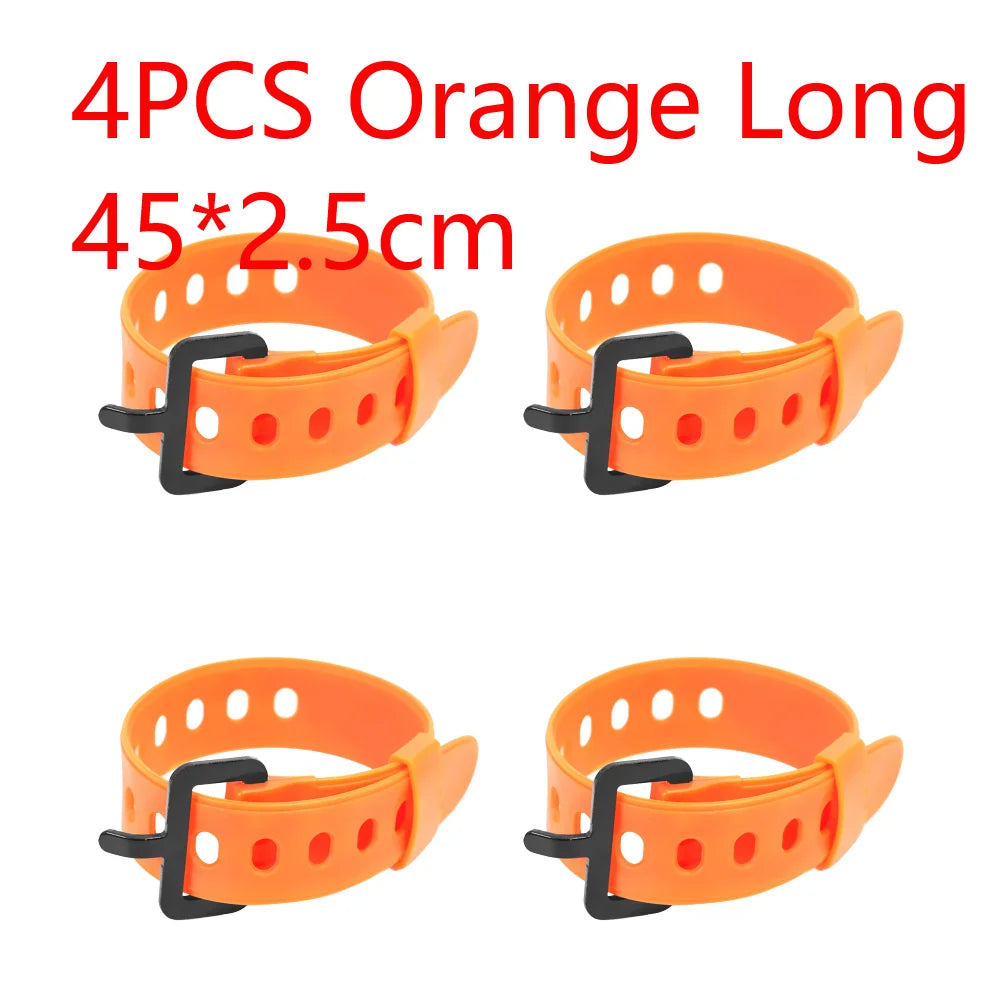 Luggage Cargo Ties Portable Multipurpose Tie Buckle Rubber Convenient Elastic Free Adjustment Outdoor Tools Gadgets