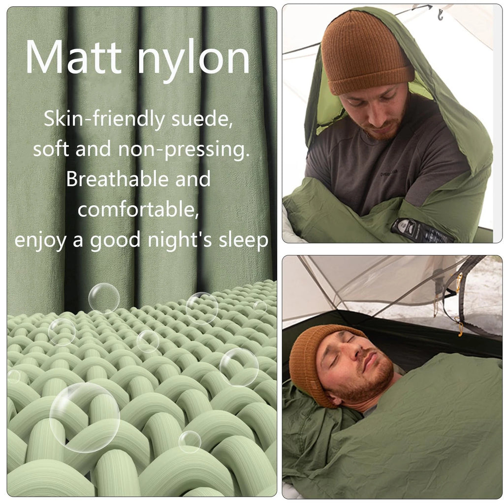 Ultralight Sleeping Bag Liner Nylon Warm Sleeping Bags Inner Liner Single Travel Hotel Camping Sheet Travel Hiking Camping