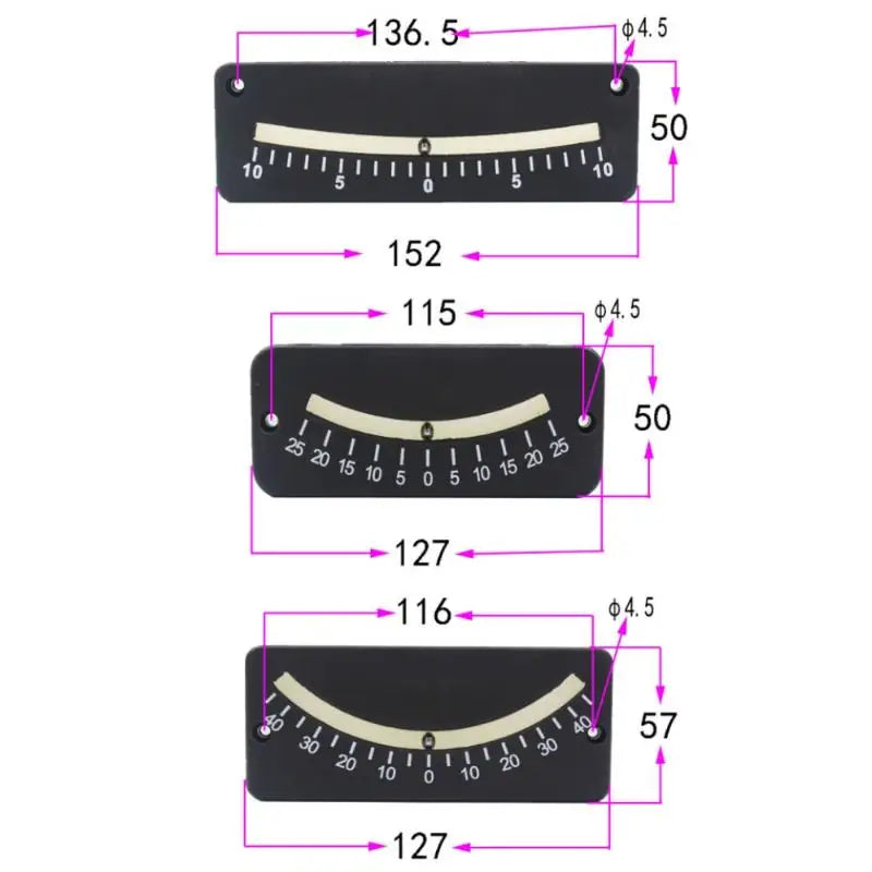 1Pcs Tilt Gauge Slope Locator Meter 45-0-45 25-0-25 10-0-10 Inclinometer Mini Protractor Angle Indicator Measuring Instrument