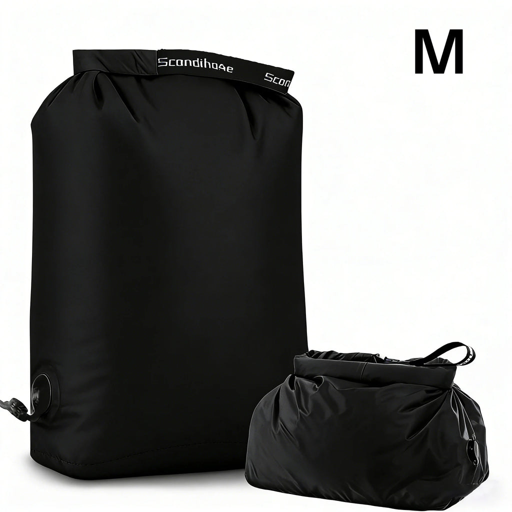 Travel Storage Bag Compression Sack Waterproof No Pump Vacuum Bag Clothes Organizer Space Saving Pouch for Backpacking Gym