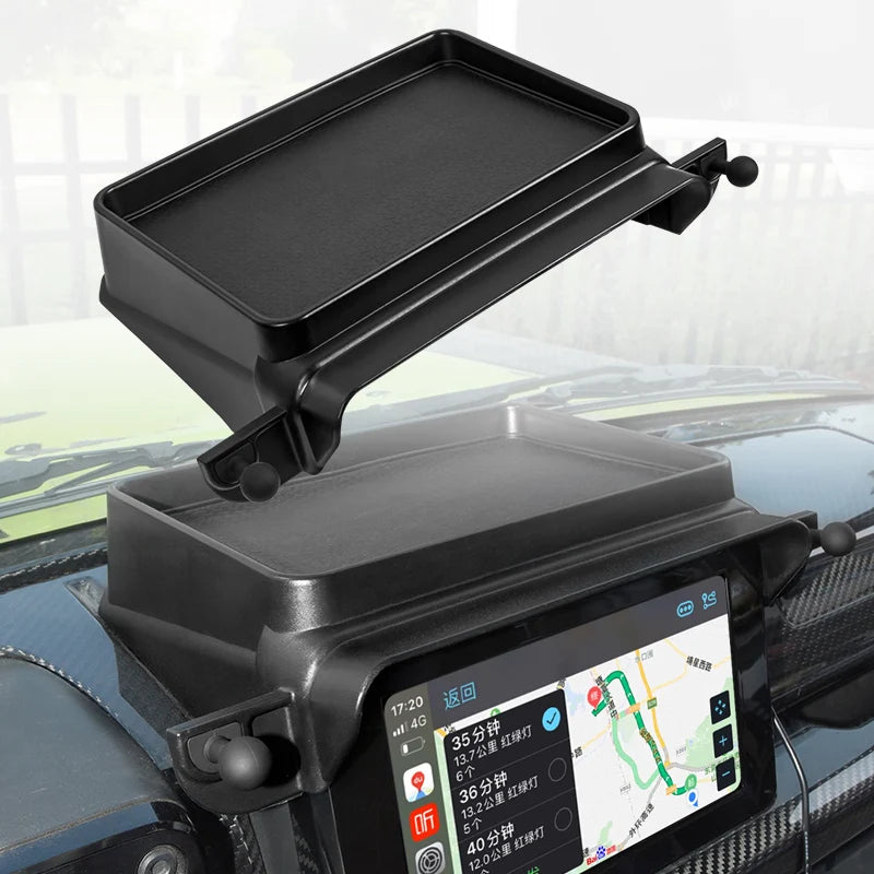 Car Center Console Wireless Charging Organize Tray Dashboard Storage Box for Suzuki Jimny JB64 JB74 Interior Accessories