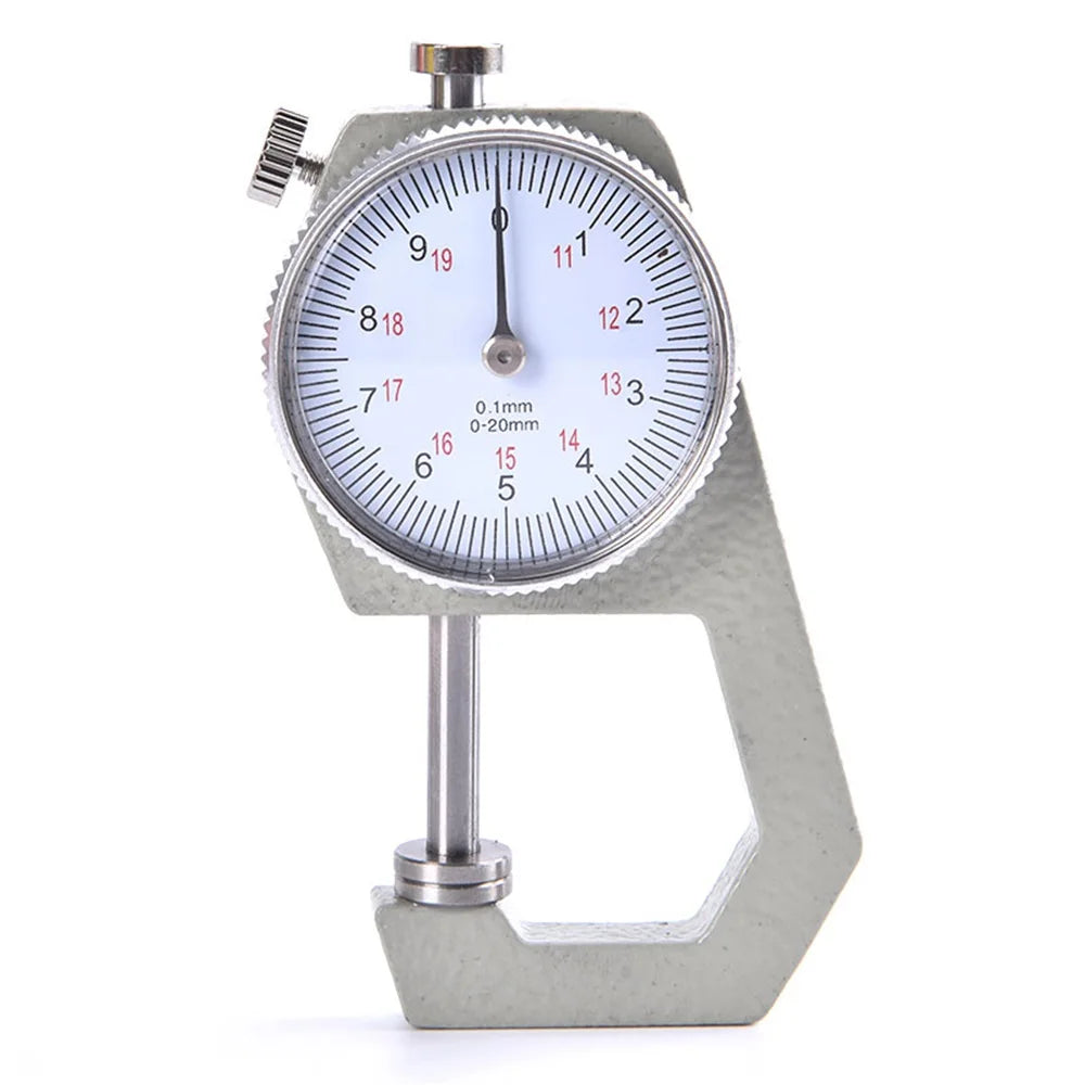 0-10mm/0-20mm Dial Thickness Gauge Leather Paper Thickness Meter Tester For Leather Flim Paper