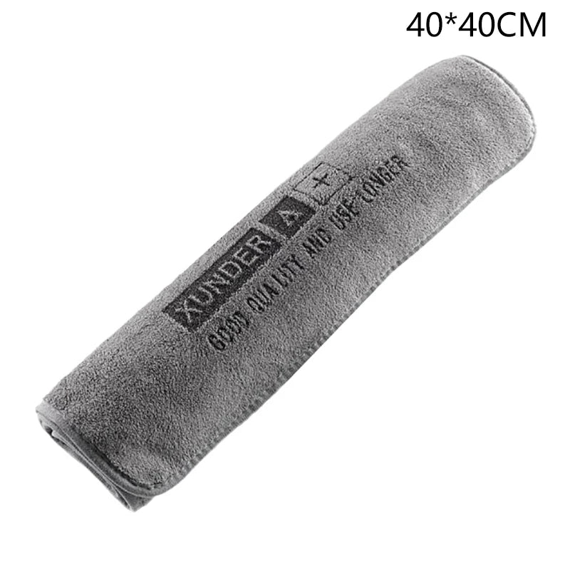 【M】Car Wash High End Microfiber Towel Car Cleaning Drying Cloth Hemming Car Care Cloth Detailing Wash Towel