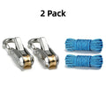 2-20 Pack Retractable Rope with Roller Tensioner – Heavy Duty Tie Down for Camping, Boating, Home Storage, Outdoor Use