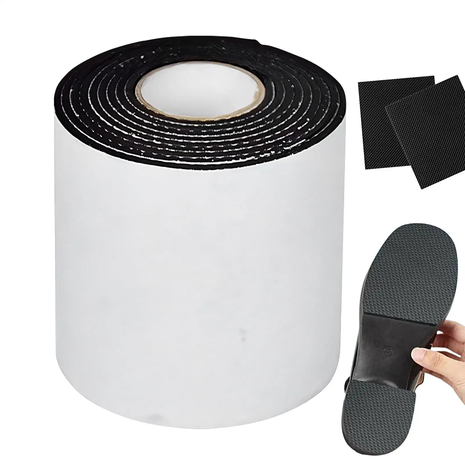 1 roll Anti-Slip Sole Grips Rubber Shoes Sole Grips Wear-Resistant Sole Cover Protector Shoe Grip Sticker Adhesive Shoes Mat