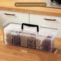 Transparent Handheld Toolbox Portable Large Capacity Thickened Plastic Hardware Tool Storage Box With Handle Tool Organizer Box
