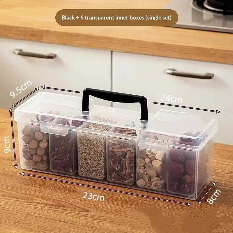 Transparent Handheld Toolbox Portable Large Capacity Thickened Plastic Hardware Tool Storage Box With Handle Tool Organizer Box