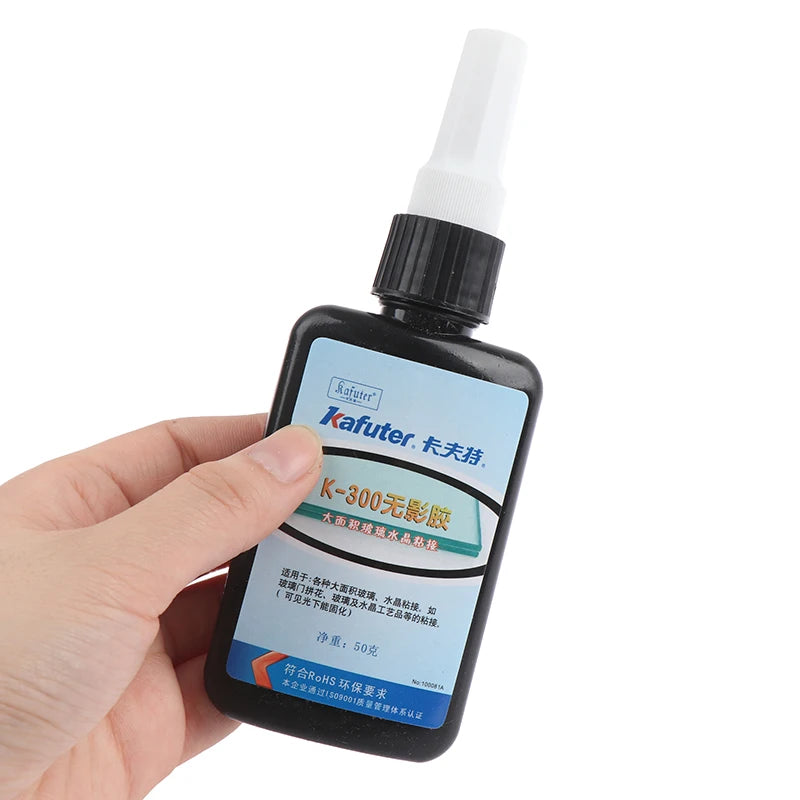 50ml UV Glue Curing Adhesive K-300 Transparent Crystal Glass Adhesive Gule