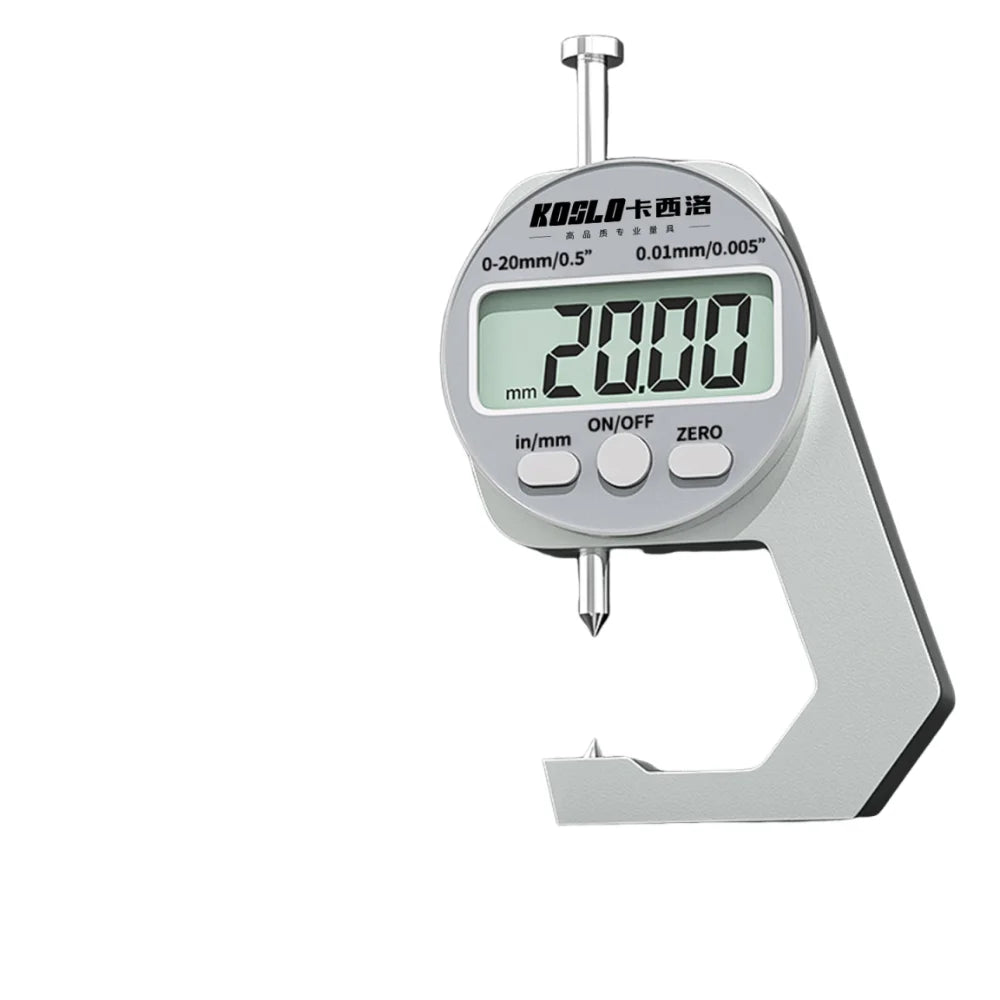 High Precision Digital Thickness Gauge Digital Display Accuracy Thickness Meter Wide Measuring Surface Portable