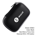 JCALLY Earphone Case Multifunctional Portable Storage Bag Charging Cable Keys U-Disk Carry Bag Coin Wallet EVA PU Storage Box