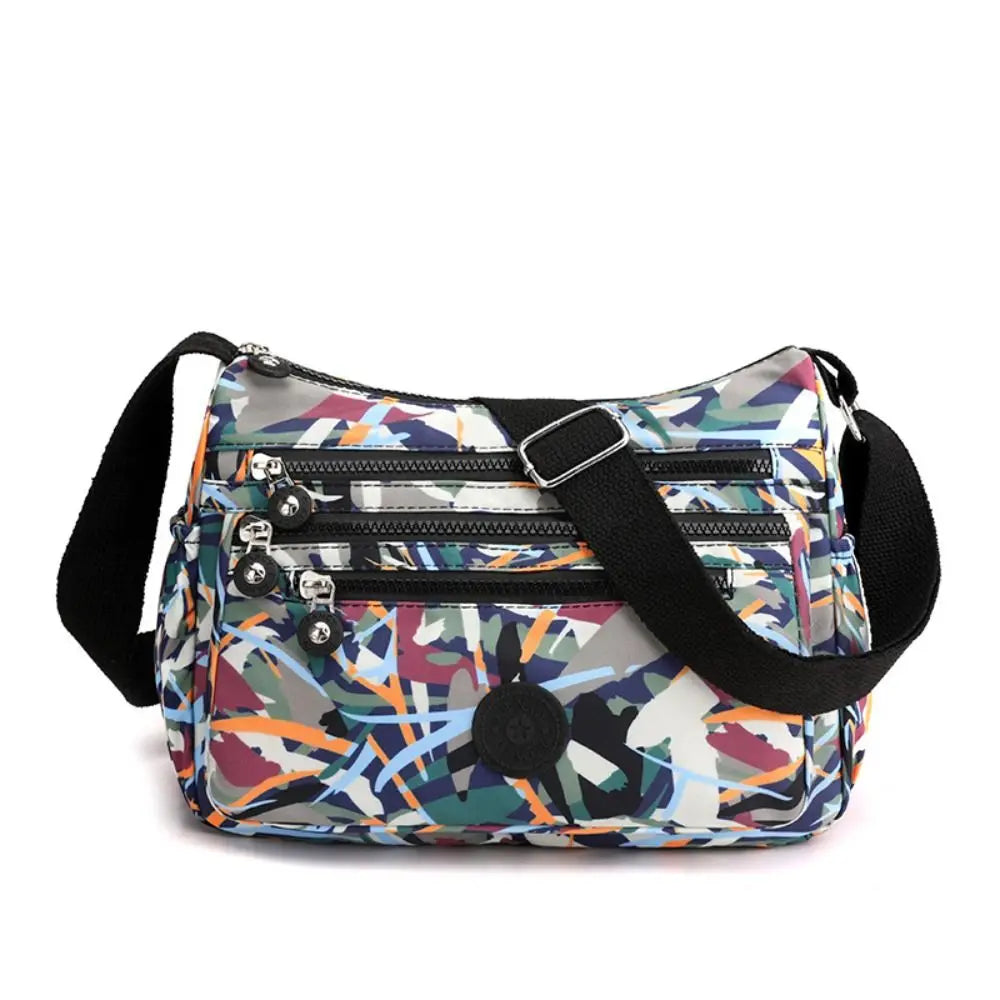 Oxford Cloth Oxford Cloth Crossbody Bag Multilayered Korean Style Mommy Bag Message Bag Phone Bag Large Capacity Crossbody Bag