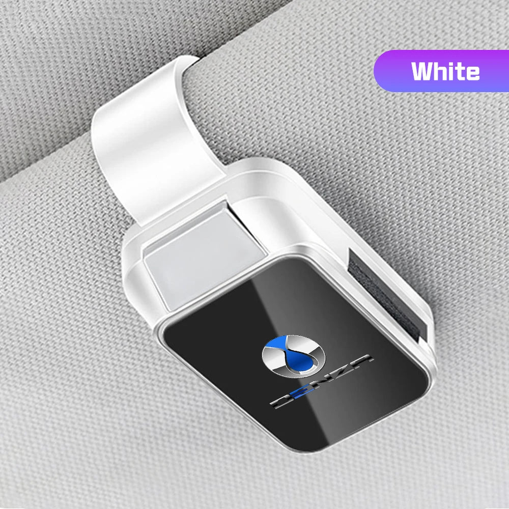Universal Car Visor Glasses Clip ABS For BYD Denza EV D9 DM-i N7 N8 N9 Z9 Z9GT Car Sunglasses Holder Eyeglass Hanger Accessories