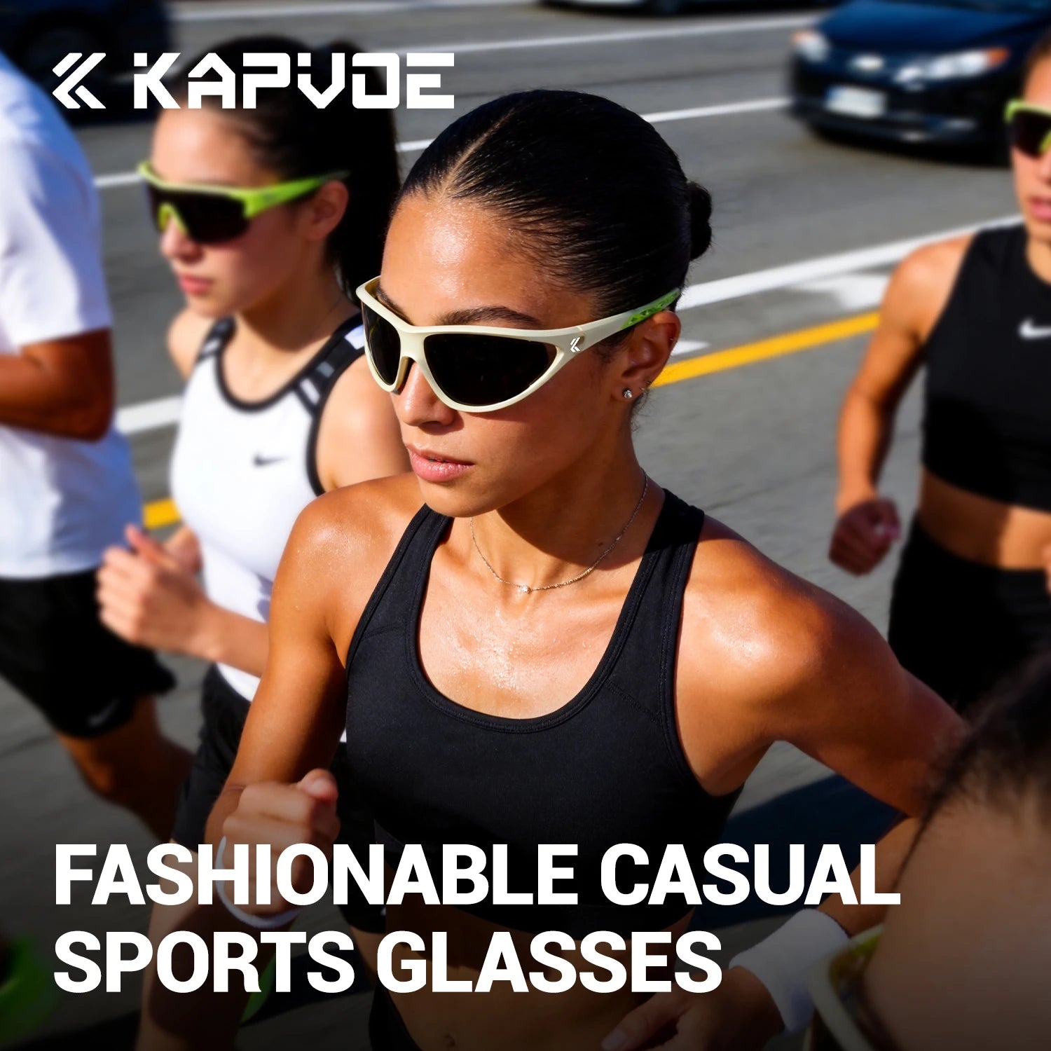 Kapvoe New Fashion Cycling Sunglasses Men Photochromic Glasses Mountain Running Hiking Eyewear Sports UV400 Climbing Goggles