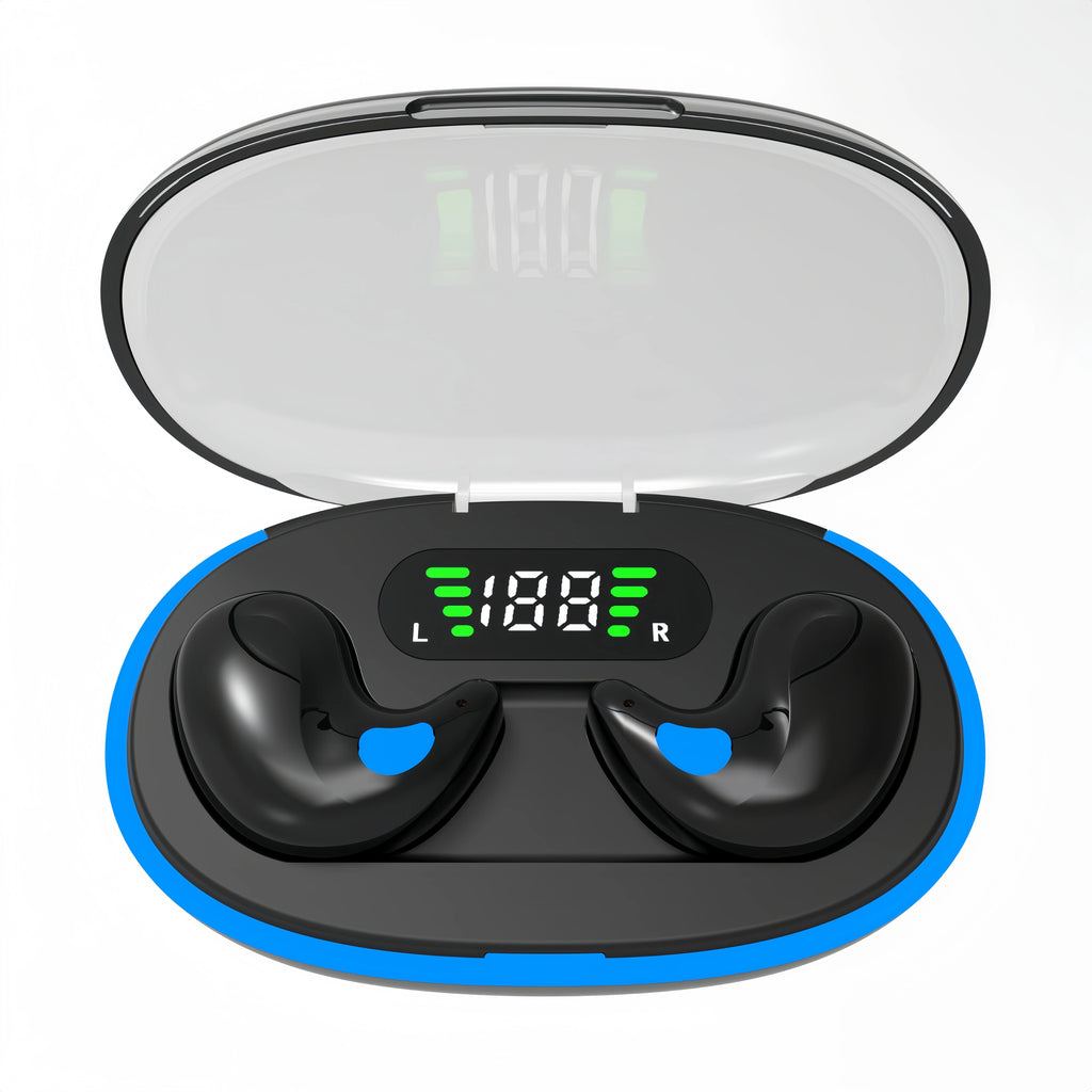 Sleep Wireless Headphones, Loud Volume, Matching Comfort, Touch Control, Semi-Open Back, No Tangles, with Wireless Charging Box