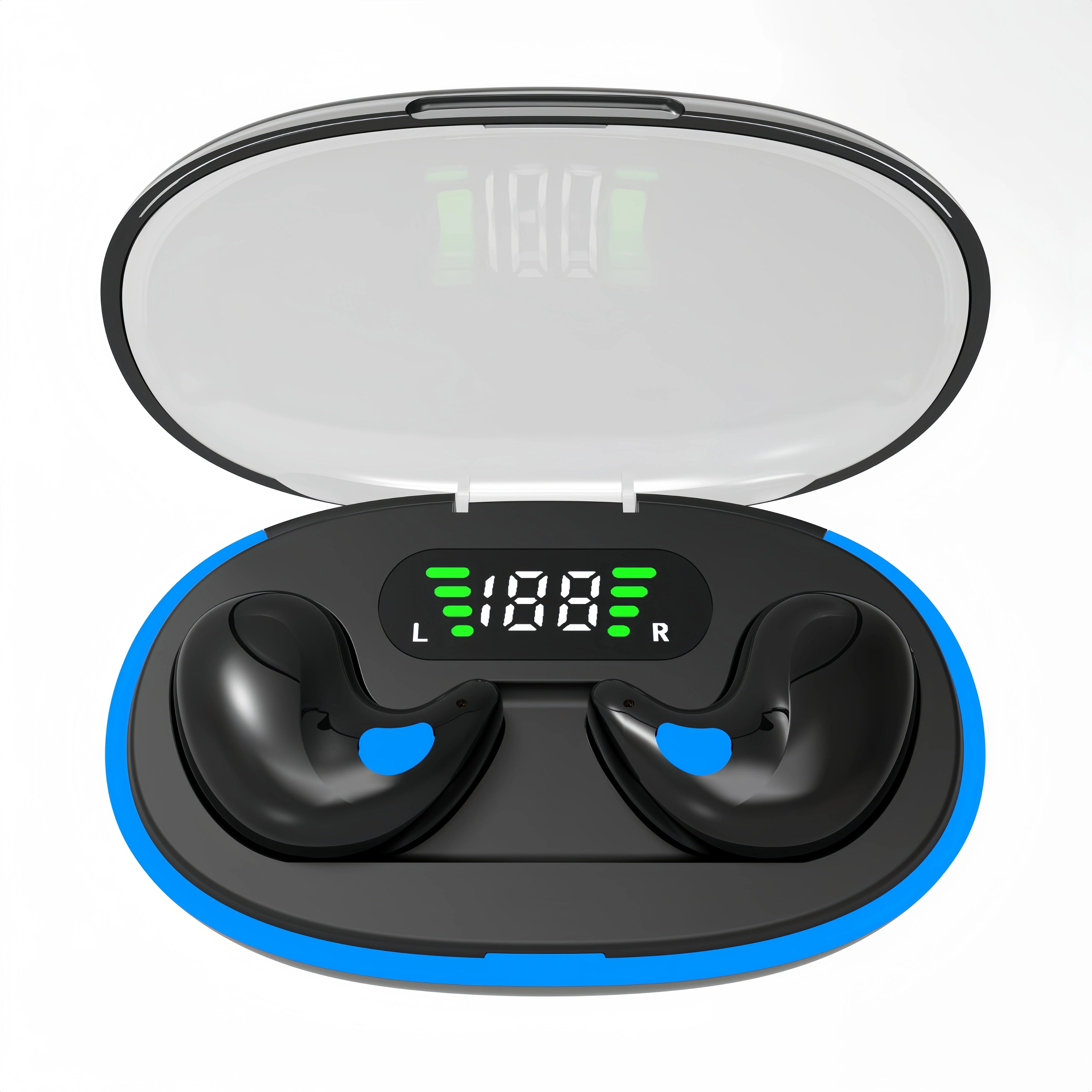 Sleep Wireless Headphones, Loud Volume, Matching Comfort, Touch Control, Semi-Open Back, No Tangles, with Wireless Charging Box