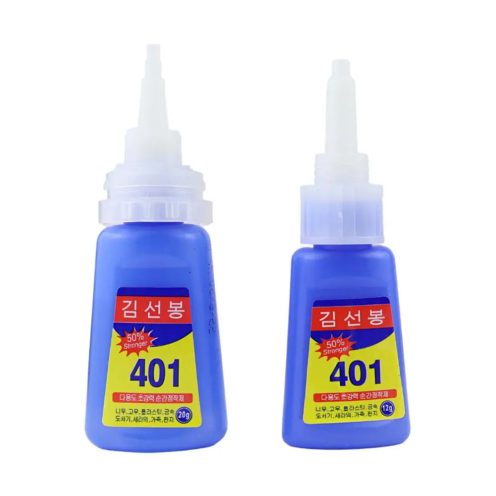 1pcs 12g/20g DYM  Strong Transparent 401 Glue Soft Shoes Manicure Repair Metal Plastic Accessories Multi-Functional Adhesive
