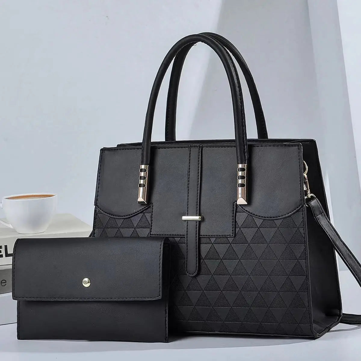 New Women's bag handbags for women femme Shoulder bag Women's Lychee pattern PU Portable bucket bag ladies messenger bag