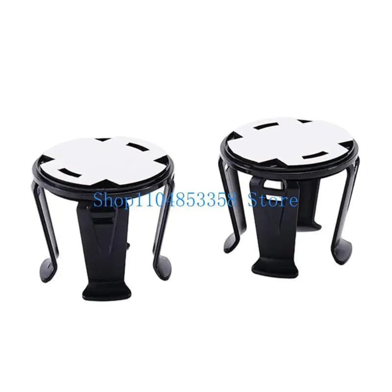 2Pcs Car Beverage Holder Adhesive Cup Storage Rack Car Cup Bottle Holder Multifunction Drink Rack Auto Accessories Black