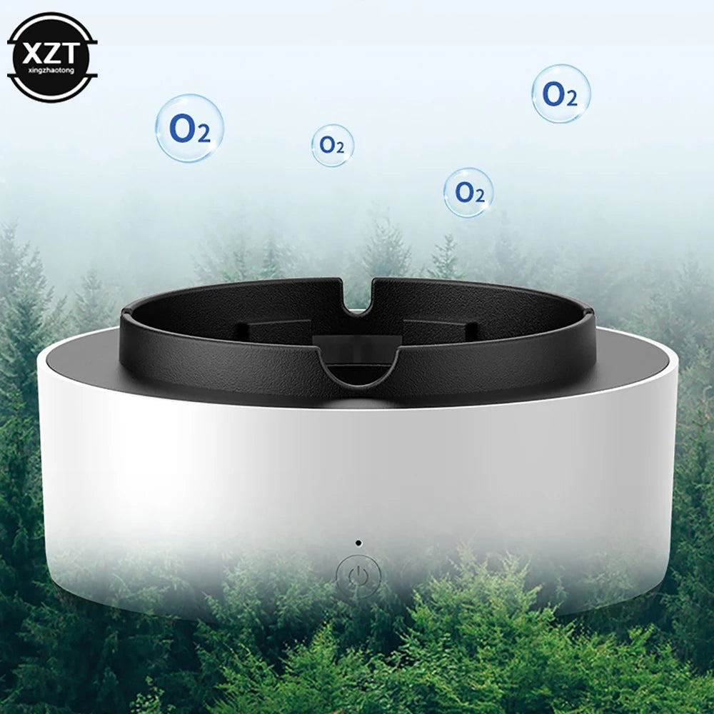 Multipurpose Ashtray Air Purifier Anion Purification Practical Ash Ashtrays Portable Gadgets House Accessories for Family Office