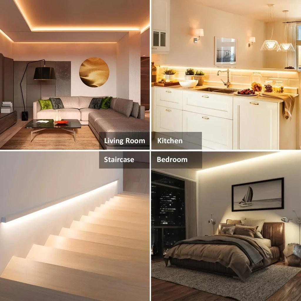 5V 2835 LED Strip Lights can be pasted,cuttable,White/Warm White Flexible LED Light For TV Backlight Home Cabinet Decor Lighting