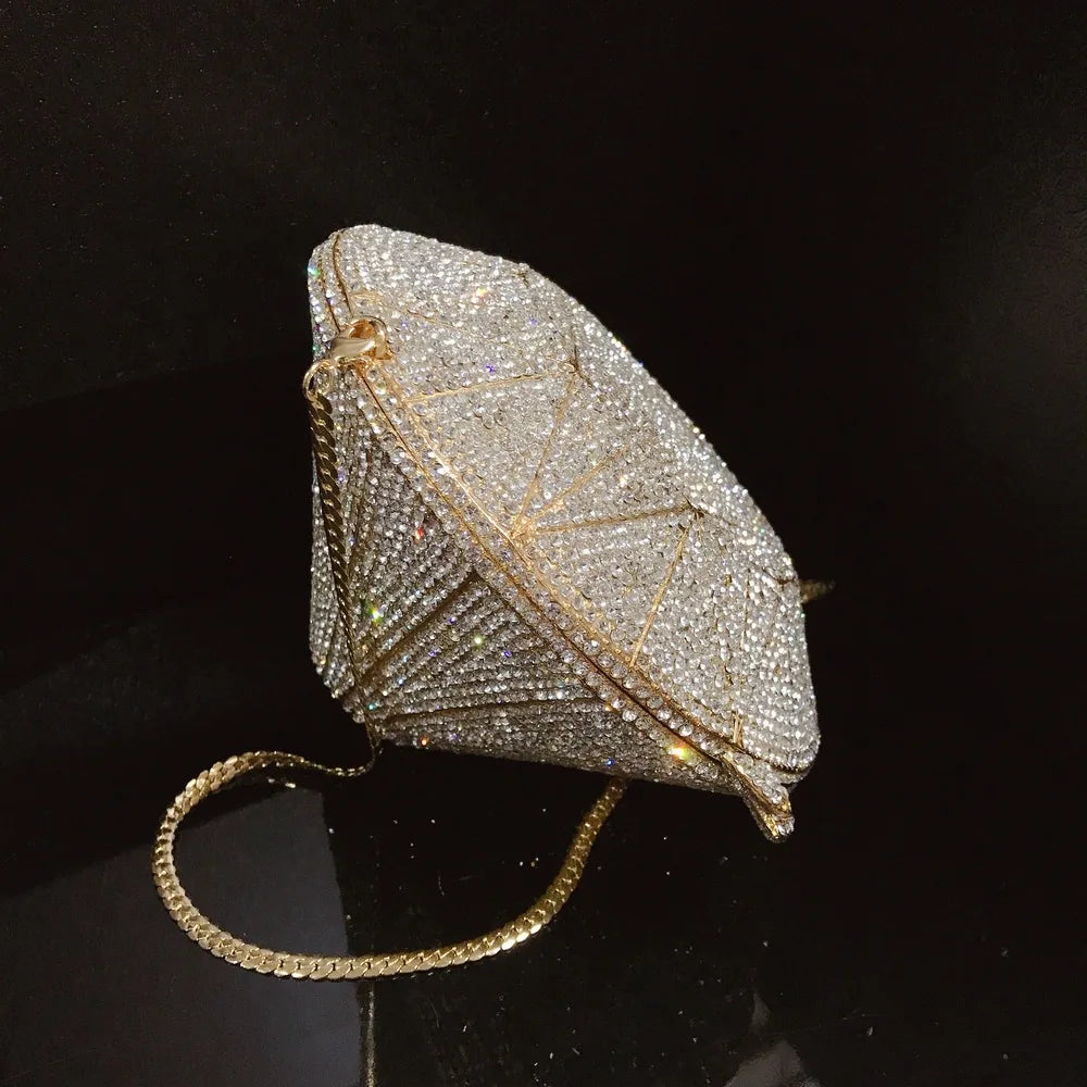 Women Wedding clutch Purse Party Bag Luxury Rhinestone Evening Bags Ladies Chain Wristlets Bags Famale Soiree Clutch Bag