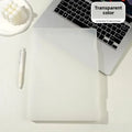 A4 Transparent File Box High Aesthetic Student Test Paper Simple Large Capacity Storage Box Writing Board Office Supplies