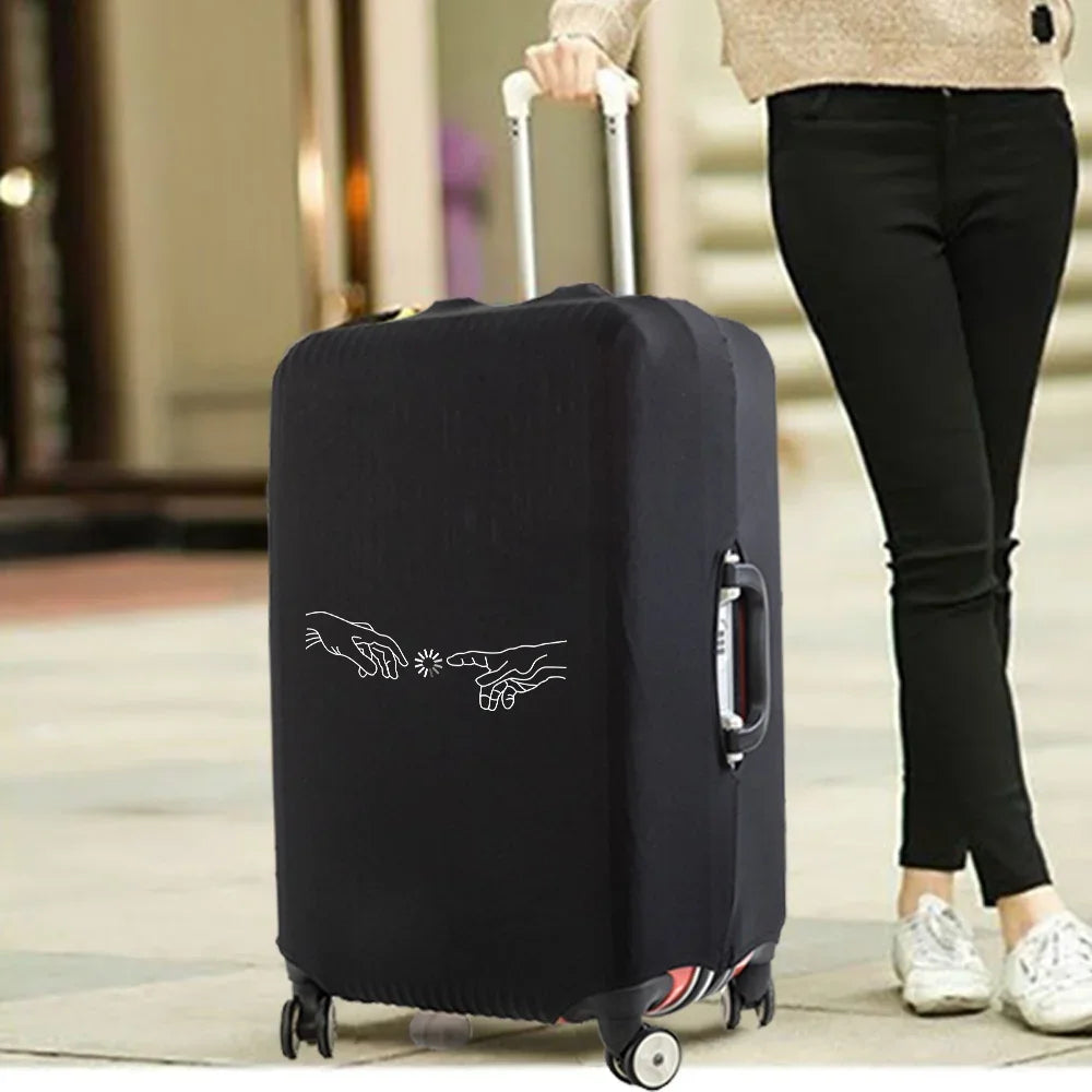 Fashion Travel Essentials Suitcase Cover Funny Print for 18-32 Inch Traveling Accessories Bag Trolley Luggage Protective Case