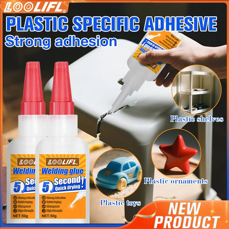 LOOLIFL OIL-BASED WELDING GLUE SUPER EXTRA STRENGTH GLUE FOR PLASTIC AND METAL WELDING WOOD METAL GLASS CERAMICS JEWELRY REPAIR GLUE MULTIFUNCTIONAL OIL-BASED PRIMARY GLUE.
