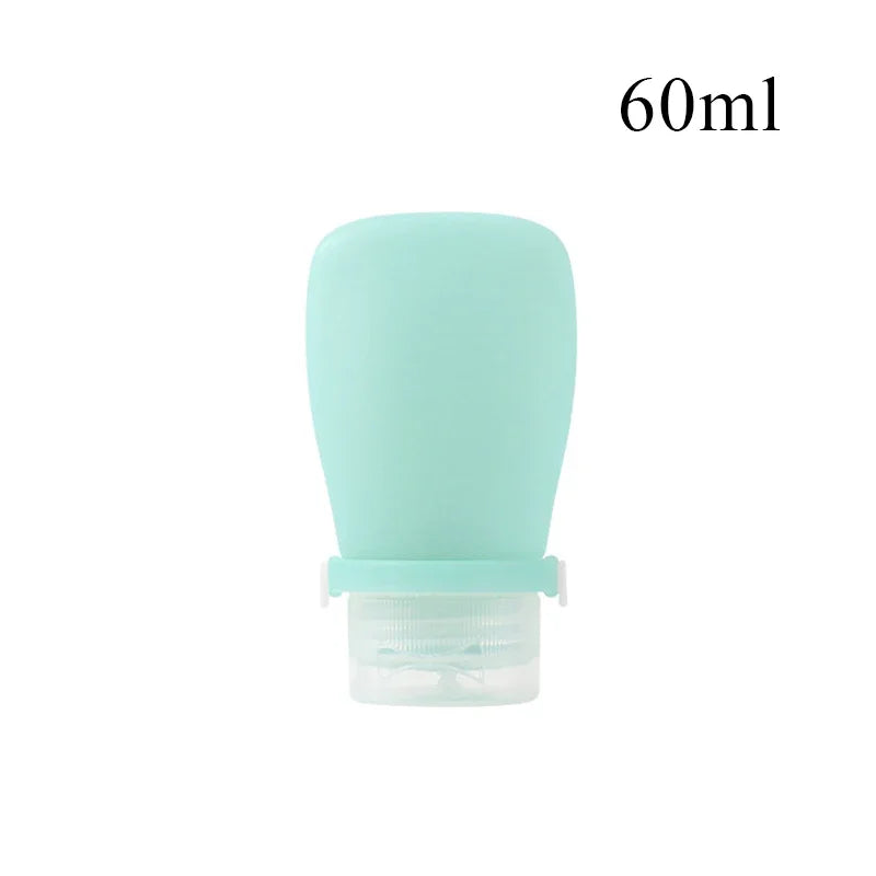 table Silicone Travel Bottle Cosmetic Storage Refillable Lotion Bottle Leakproof Shampoo Container Squeeze Tube Empty Bottle