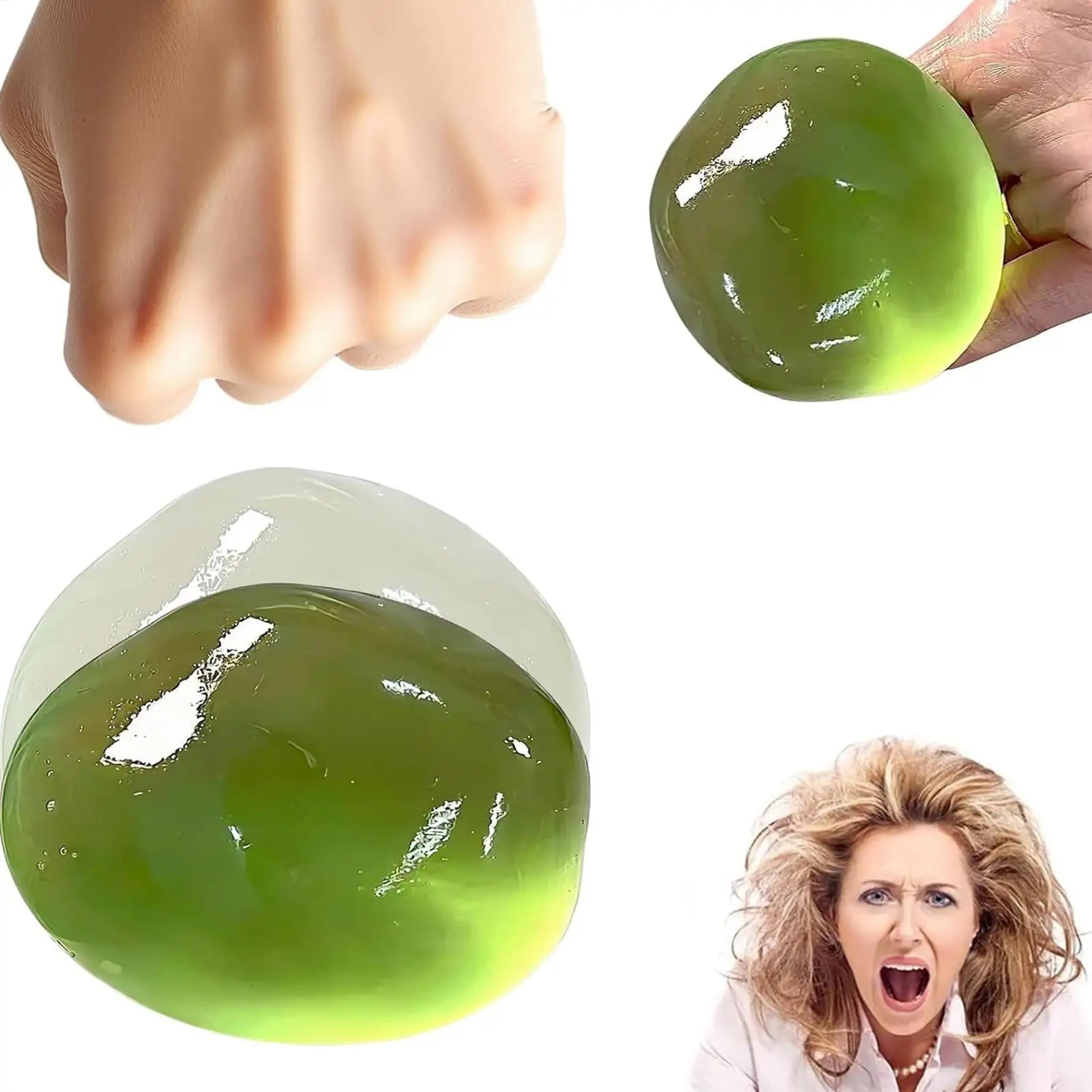 Squeeze Toys Maltose Squishys Toy Anti Stress Fidget Toy Soft Simulated Transparent Ball slow-rebound Decompressions Toy