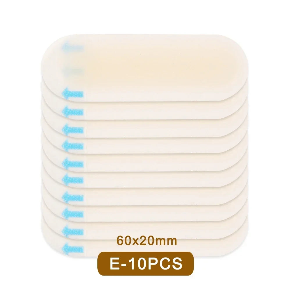 20/10pcs Hydrocolloid Foot Patch Heel Stickers Band-Aid Anti-Wear Adhesive Pain Bandage Emergency Kits Outdoor Camping First Aid
