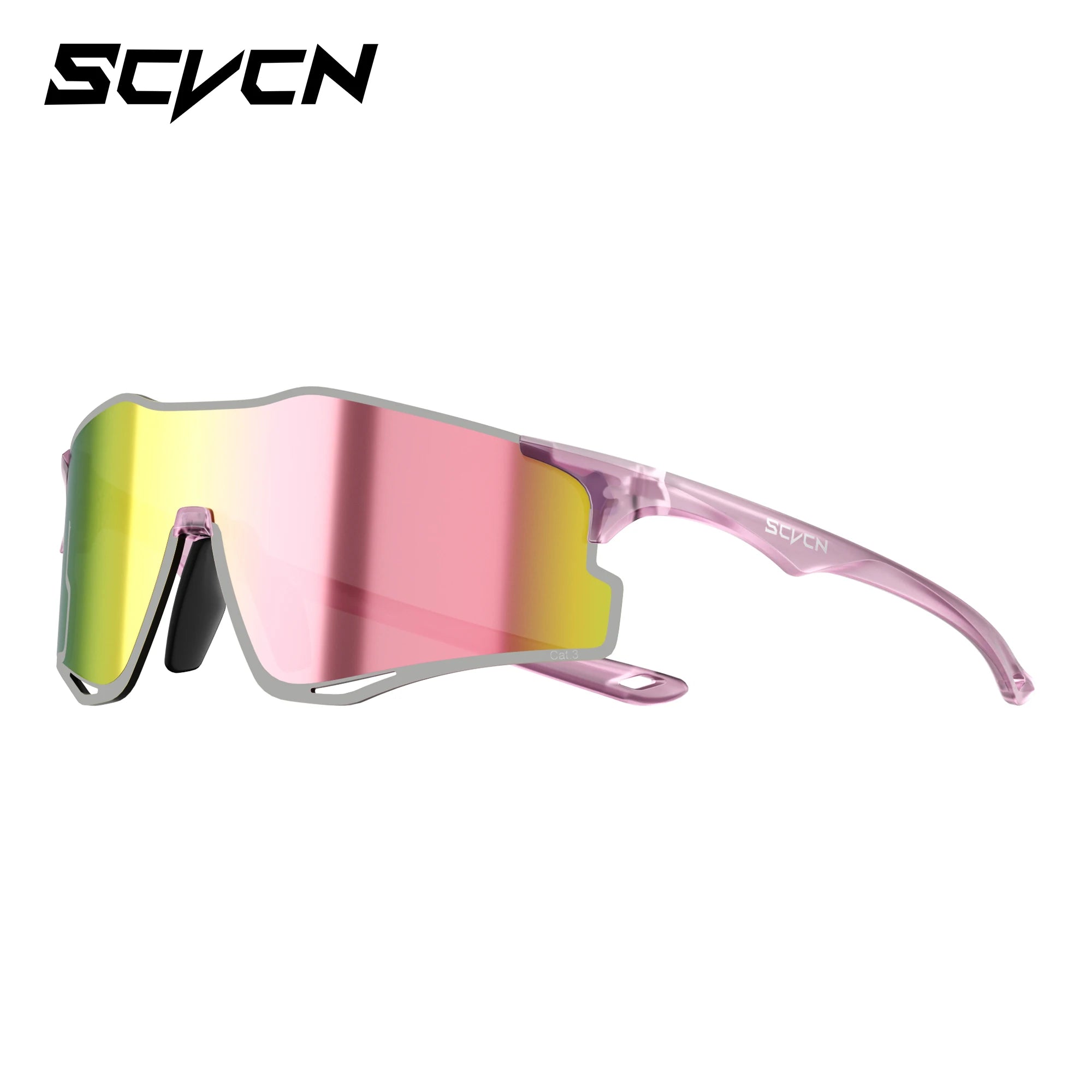 SCVCN Outdoor Photochromic Running Sunglasses Men Women Marathon Ultralight Glasses Sports Cycling Bicycle UV400 Hiking Eyewear