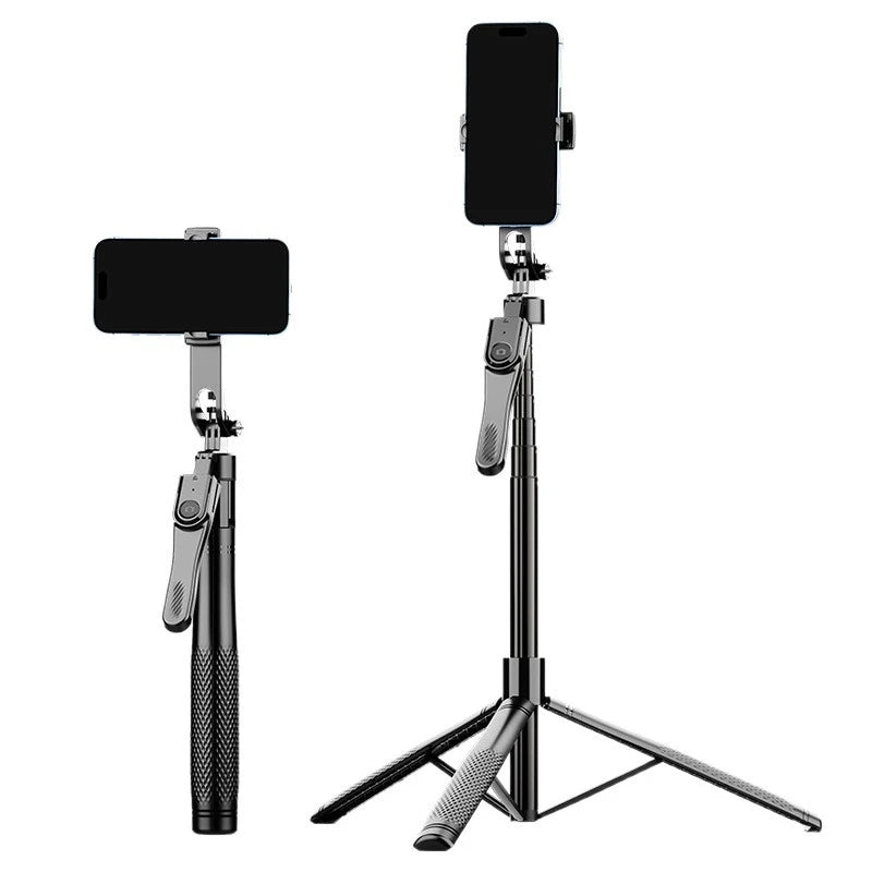 2M Extendable Bluetooth Selfie Stick Tripod, K29 Universal Phone Holder with Remote Control, Stable Handle for Vlog Live Streami