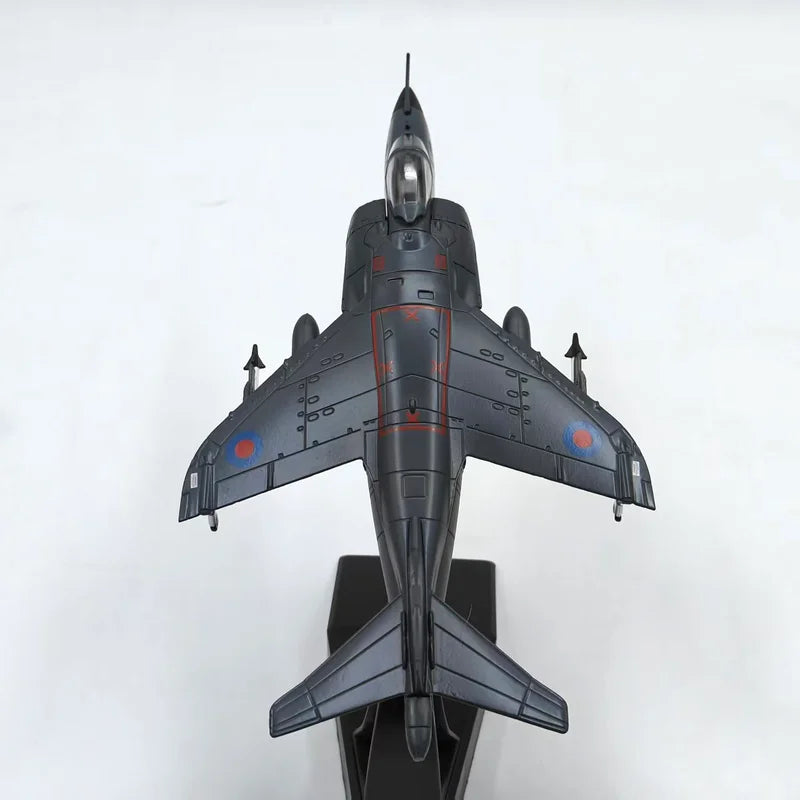 1/72 Scale Sea Harrier Fighter Jet Alloy Finished Simulation Military Aircraft Model Display Ornament For Aviation Collectors