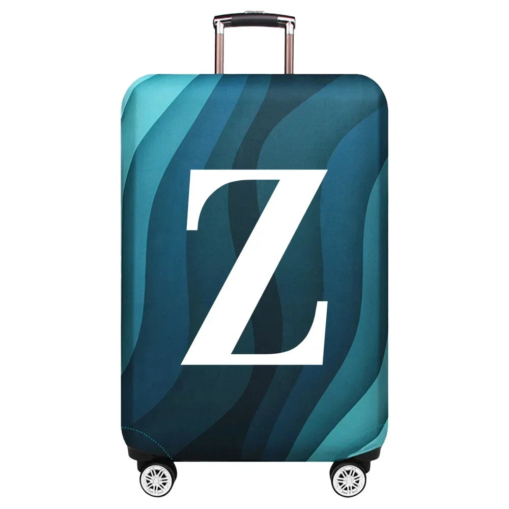 Luggage Cover Travel Suitcase Protective Cover White Series Dust-Proof Stretch Fabric for 18-32inch Baggage Case