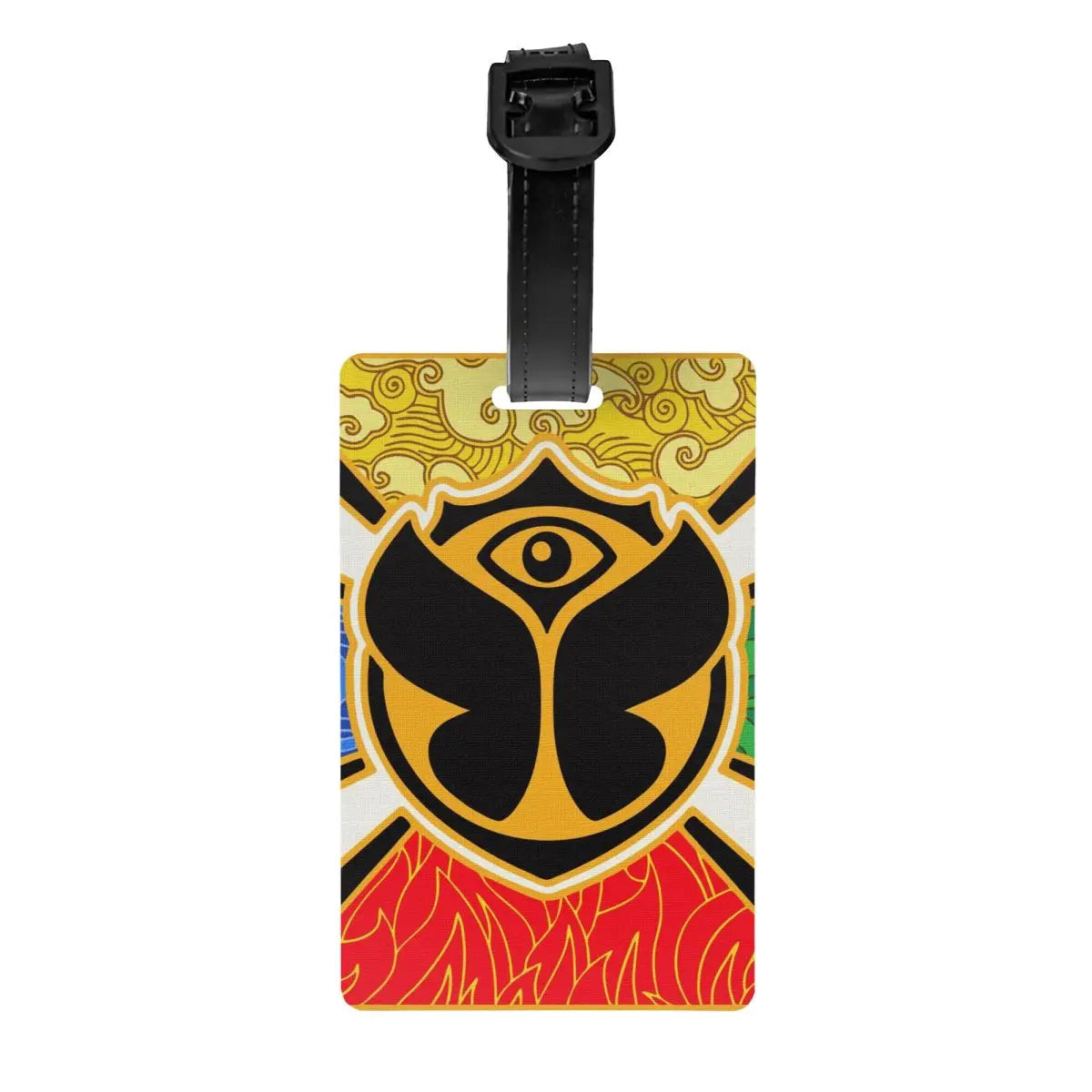 Custom Tomorrowland Luggage Tag Privacy Protection Belgian Electronic Dance Music Festival Baggage Tags Bag Labels Suitcase