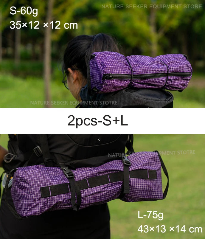 Lightweight External Hanging Bag for Backpack Tactical Hiking Camping Chair Storage Bags Tourism Travel Outdoor Gear Equipment