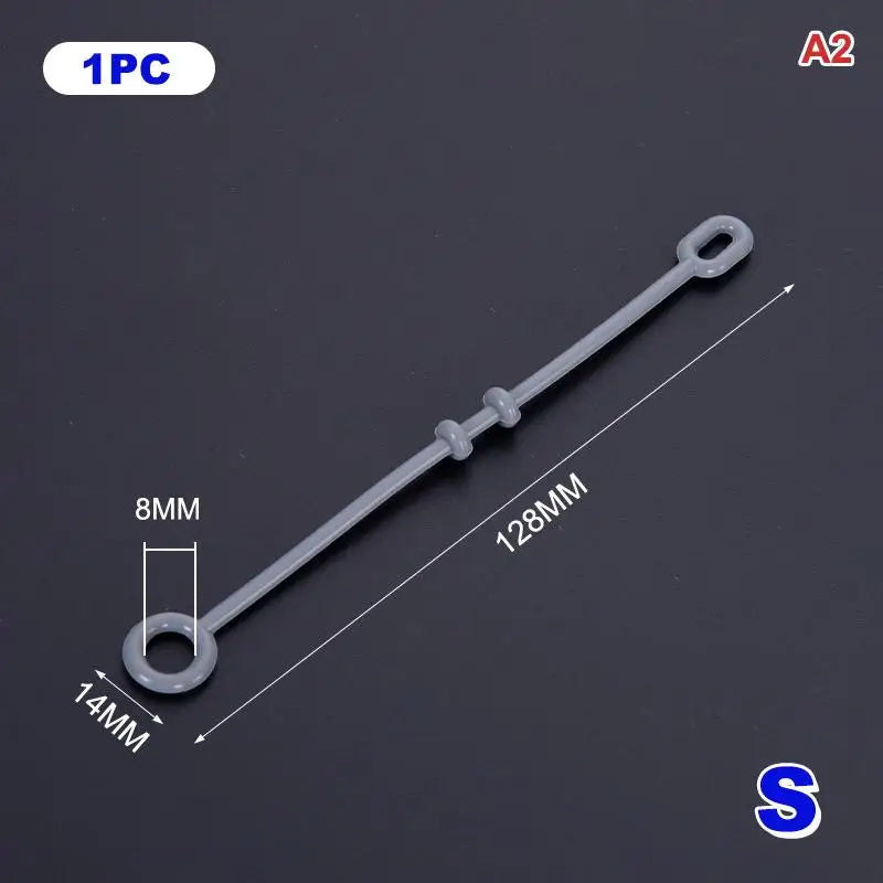 Easy to Clean Silicone Teapot Lid Fixing Straps 1/4pcs Heat Resistant Leak Proof Clips for Travel Portable Tea Set Parts