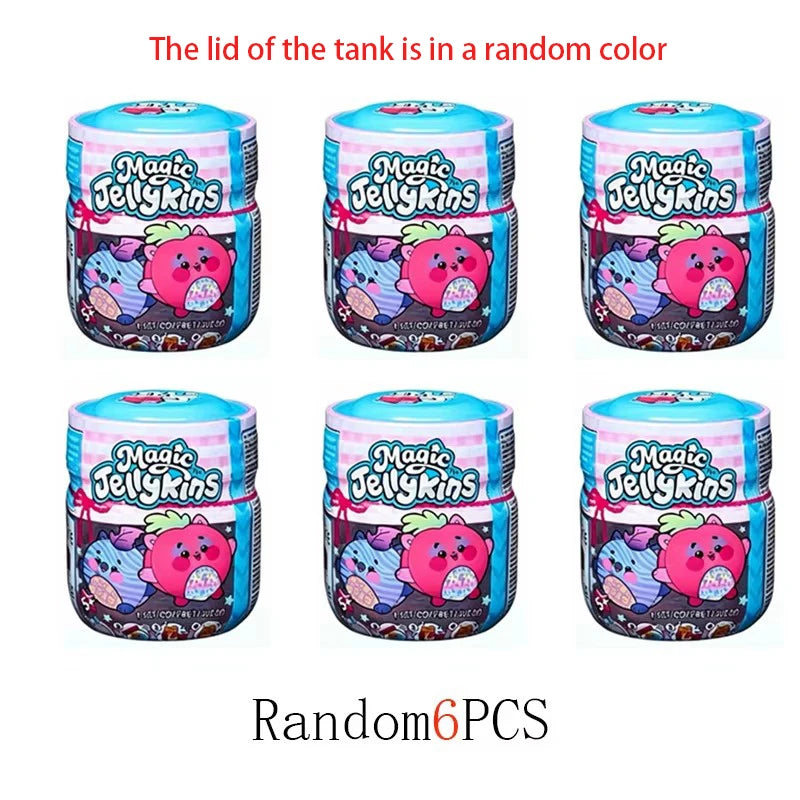 HOTMagic jellykins plush. put water in the container, shake and discover your new stuffed animal (spin master )stress relief toy