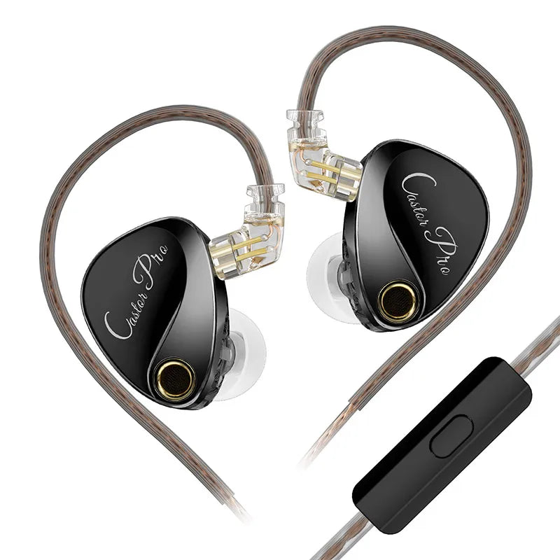 KZ Castor Pro HiFi Earphones Dynamic Drivers High-end Tunable Earphones Sound Quality Bass Headset Detachable Cable Headphones