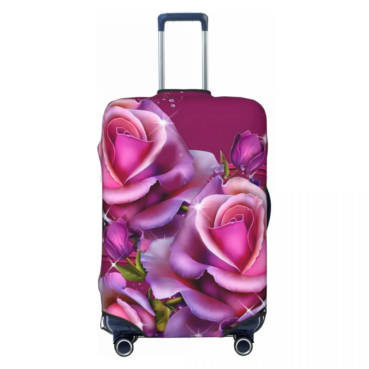 Water Lilies Oil Painting Suitcase Cover Holiday Monet Nature Elastic Luggage Accesories Business Protector