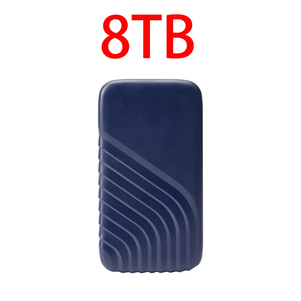 Blazing Fast Read Write SSD External Hard Drive 4TB 8TB Low Latency Data Transmission for Video Editing Creative Content Storage
