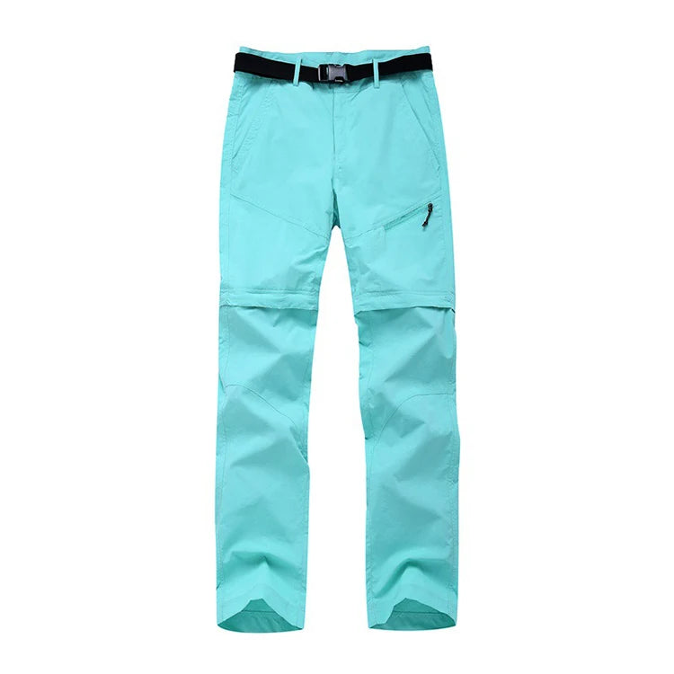 TRVLWEGO Camping Hiking Pants Women Summer Outdoor Quick Dry Removable Mosquito Control Climbing Trekking Hunting Trousers