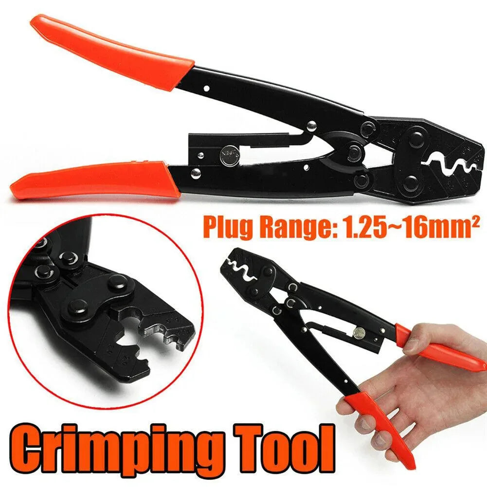 HS-16 Non-Insulated Terminals Crimper 1.25-16mm Easy Crimp Pliers Wire Connector Electrician Tool  SNB RNB SC UT OT