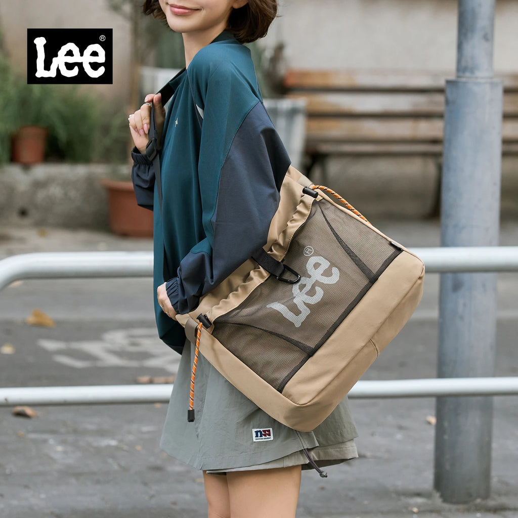 LEE Fashion Waterproof Large Crossbody Messenger Bags For Ladies Women Multifunctional Nylon Big Size Shoulder Schooll Bag