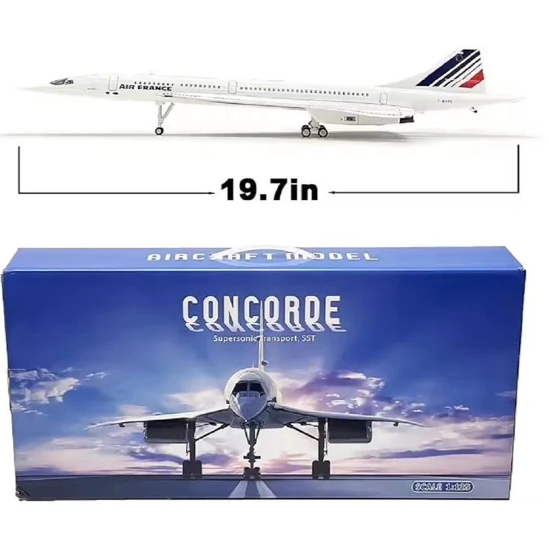 New 1:125 Scale Model Air Singapore /Air British /Air France Airlines Concorde  Aircraft Airways With Wheels and Lights