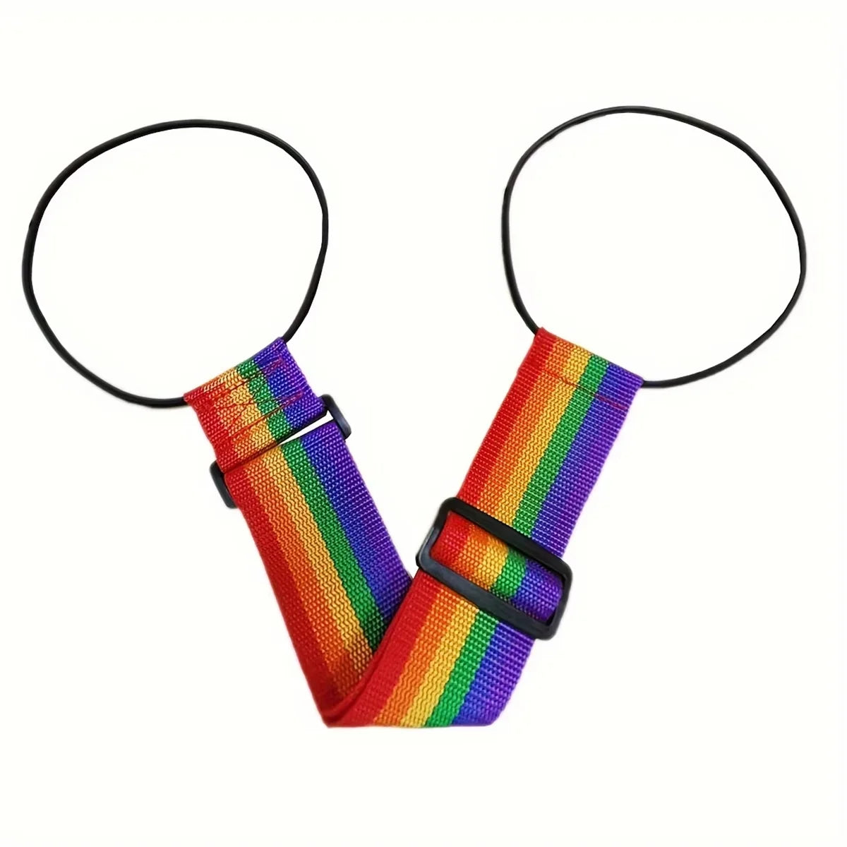 Adjustable Luggage Add A Bag Strap, Multicolor Suitcase Connecting Belt with Elastic Loops to Secure Extra Bags for Travel