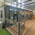 Modern Luxury 40ft Portable Home Double-Wing Expansion Foldable Bedroom 20ft Mobile Room From Expandable Container House