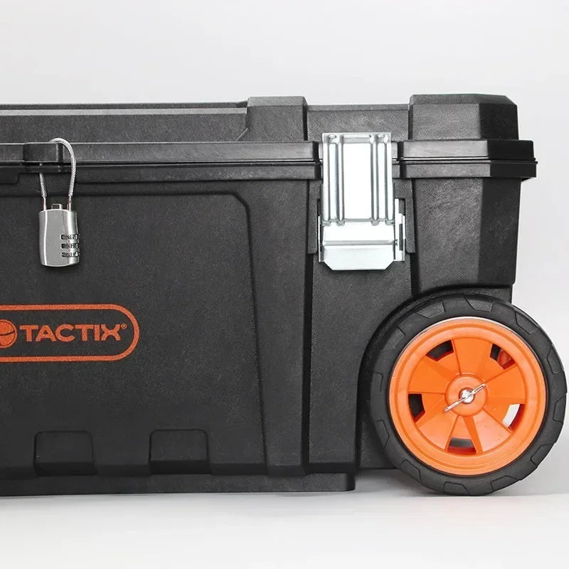 PP Thickened Large Wheeled Tool Case Hardware Tool Industrial Construction Site Professional Tools Packaging Case Large Box