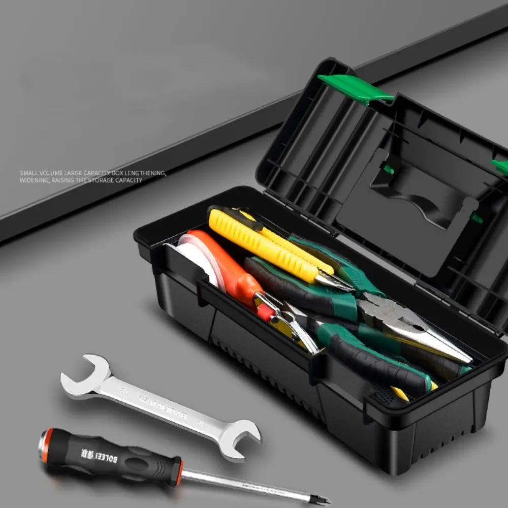 Durable PP Hardware Tool Box Tool Organizer Toolbox Tool Storage Box Portable Thickened Parts Box